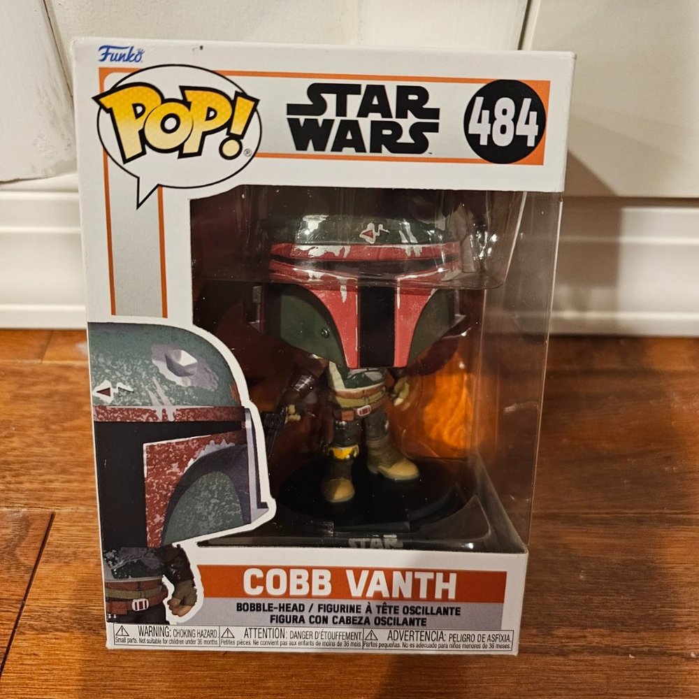 New Funko Pop!: Star Wars - COBB VANTH Vinyl Bobble Head 484